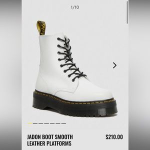 DOC MARTEN JADON LEATHER PLATFORM BOOTS